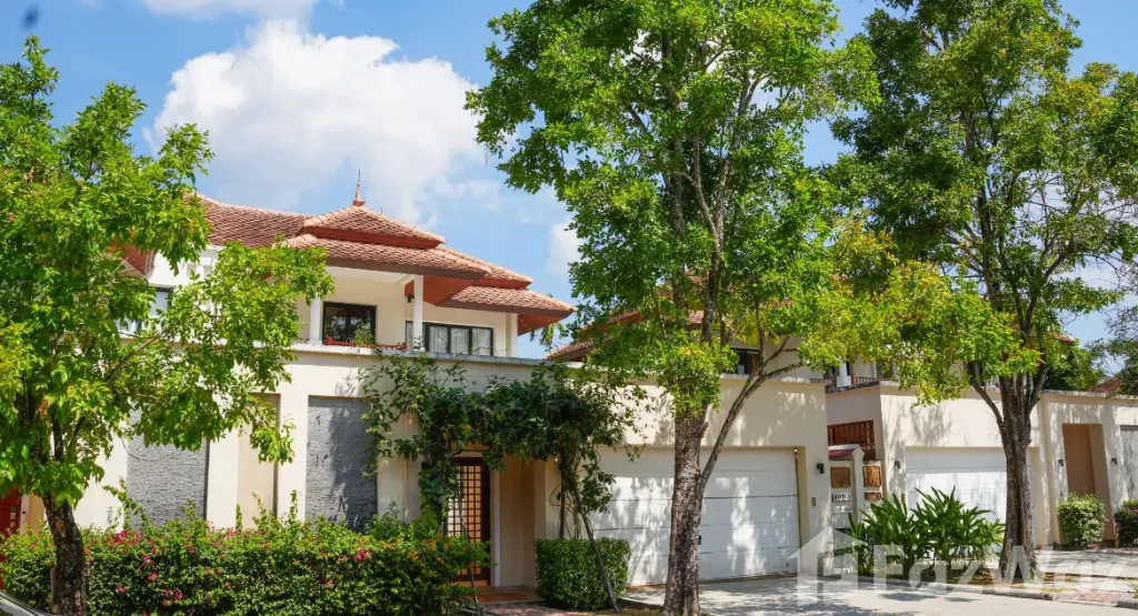 Facade of the residence within Laguna Village, Choeng Thale